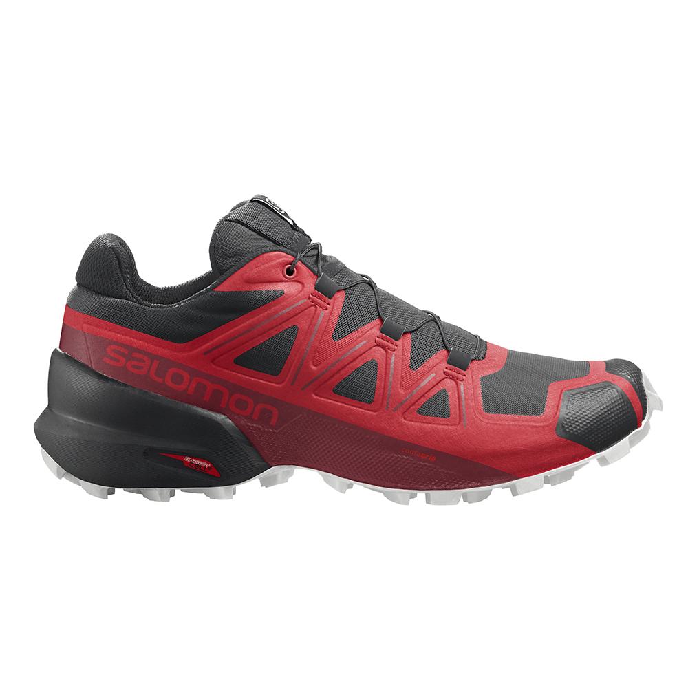 Chaussures De Trail Running Salomon Homme Rouge / Noir - Salomon SPEEDCROSS 5 - France (7329-PODUH)